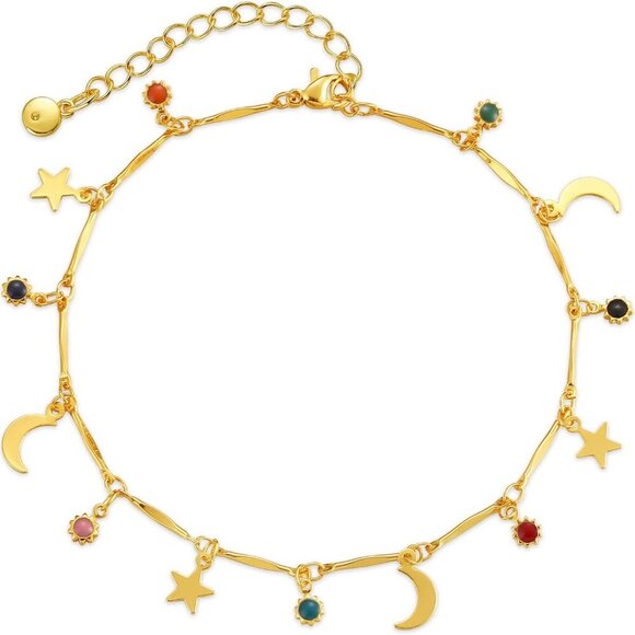 Jewelry - 18k Gold Plated Anklet Ankle Bracelets for Women